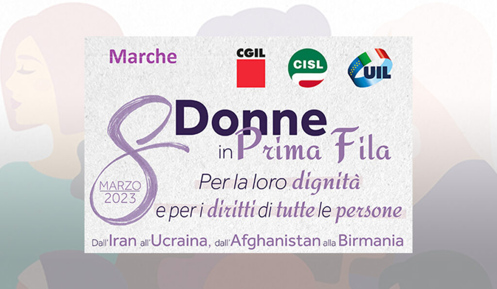 8 Marzo - Cgil, Cisl e Uil Marche: sit in e performance in piazza Roma ad Ancona