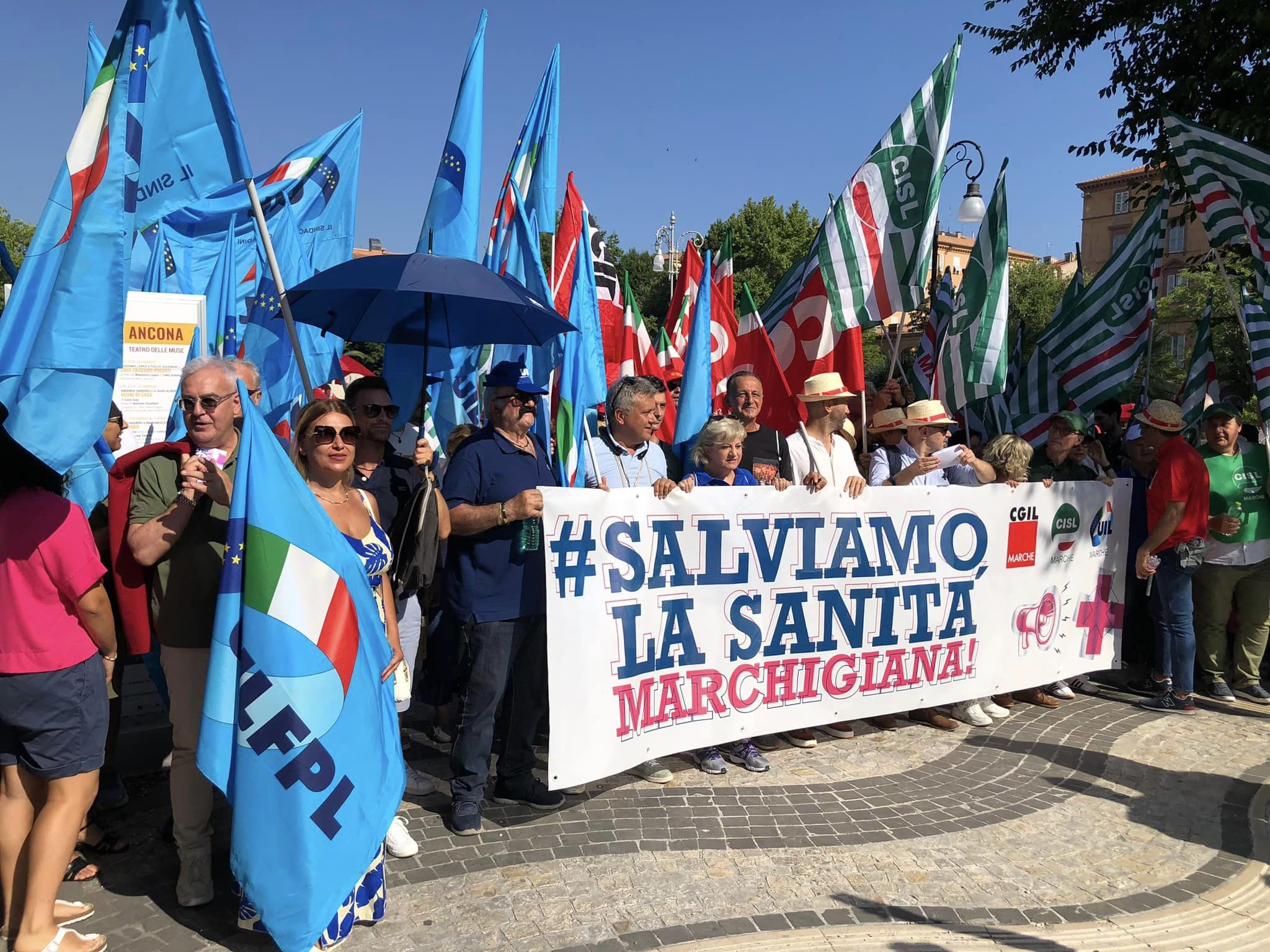 CGIL CISL e UIL Marche ringraziano quanti hanno partecipato alla manifestazione del 15 luglio