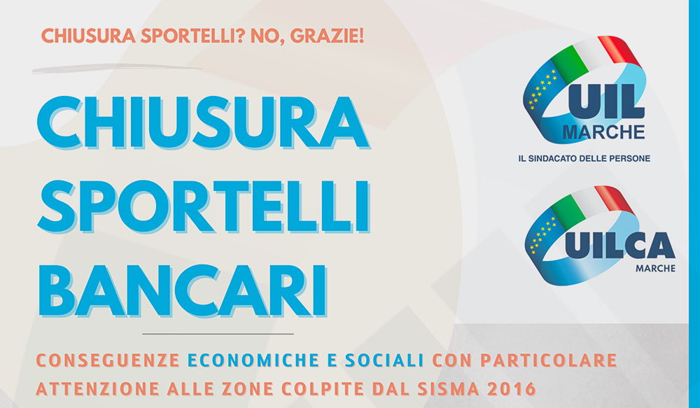 Chiusura sportelli bancari? No grazie!