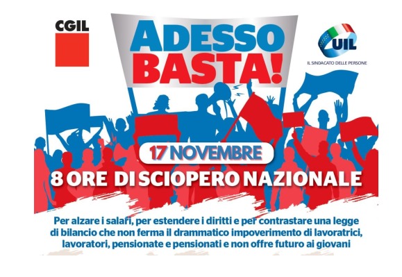 Sciopero 17 Novembre: le piazze nelle Marche