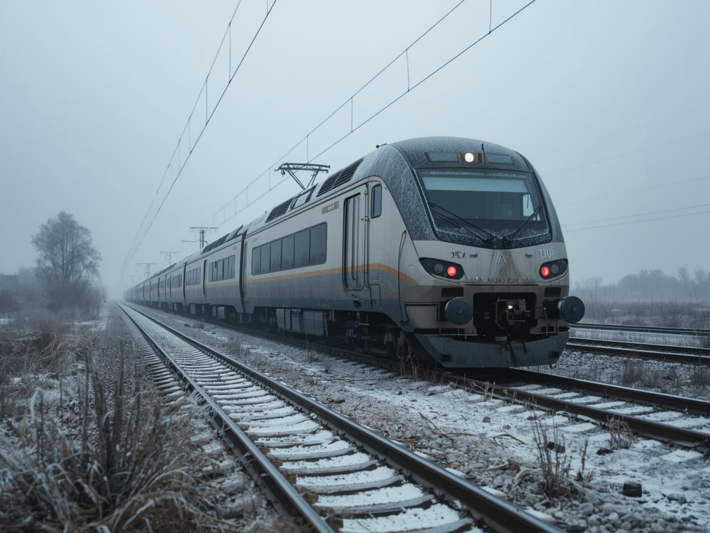 treno passeggeri fermi per ore