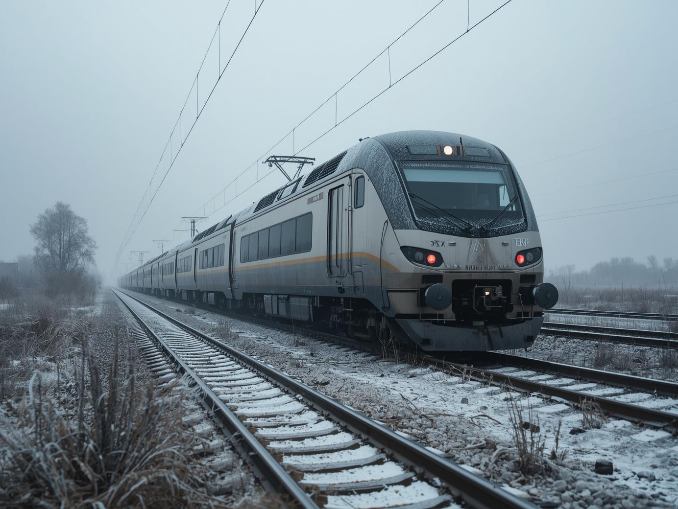 treno passeggeri fermi per ore